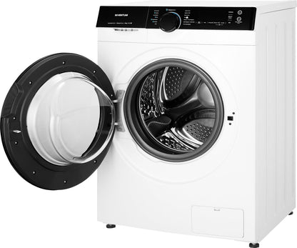 Inventum VWM8010B - Washing Machine - 8kg Capacity - 14 Programs - 1400 RPM - Energy Class A - Steam Clean - Quiet: 72 dB - White/Black
