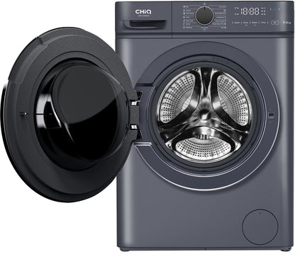 CHiQ CW07123863AX - Washing Machine - 7 KG - Space Pro - 16 Programs - AI Smart - Steam Washing & Quick Wash - 12-Year Motor Warranty - Energy Class A - New 2025