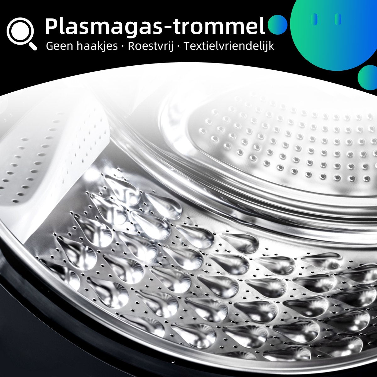 CHiQ CW07123863AX - Washing Machine - 7 KG - Space Pro - 16 Programs - AI Smart - Steam Washing & Quick Wash - 12-Year Motor Warranty - Energy Class A - New 2025