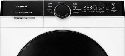Inventum VWM8010B - Washing Machine - 8kg Capacity - 14 Programs - 1400 RPM - Energy Class A - Steam Clean - Quiet: 72 dB - White/Black