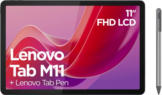 Lenovo Tab M11 + Pen - 4GB/128GB - Gray