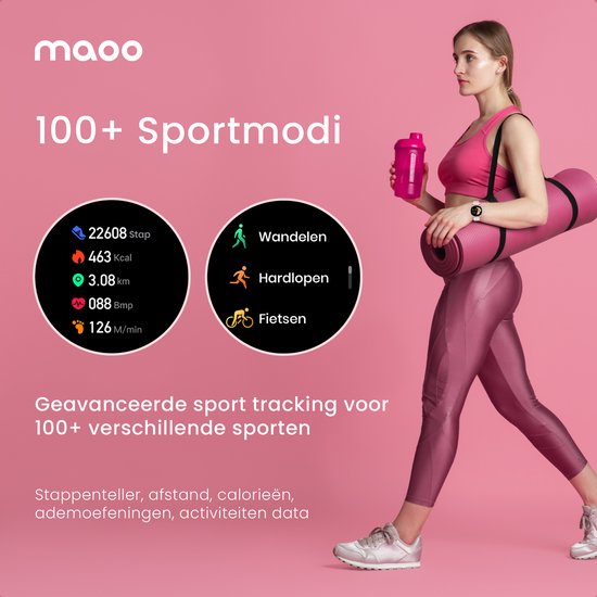 Maoo Ventura AMOLED Smartwatch Women