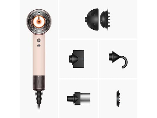 DYSON Supersonic Nural Curly + Coily Ceramic Pink Föhn Roze