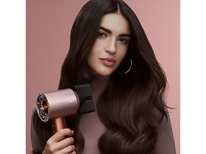 DYSON Supersonic Nural Straight + Wavy | Amber Silk Föhn Roze