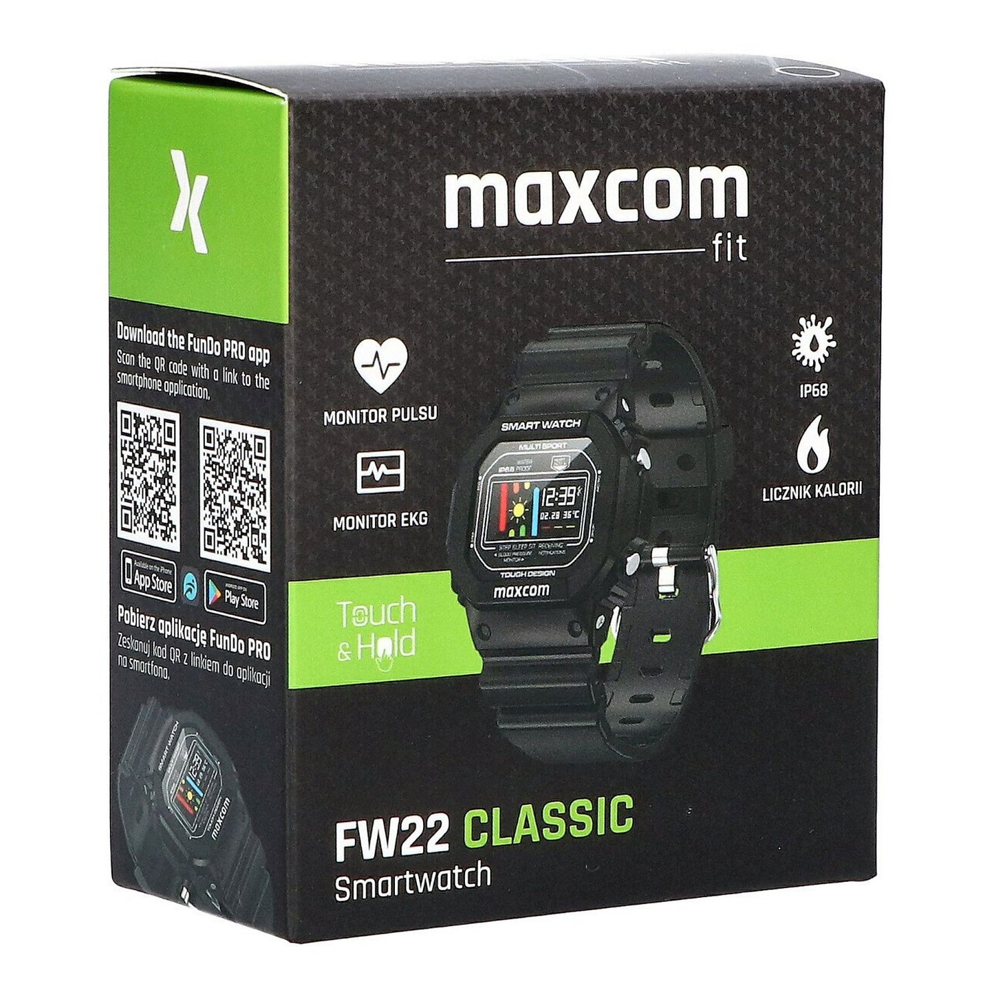 MAXCOM FW22 Classic Smartwatches Black