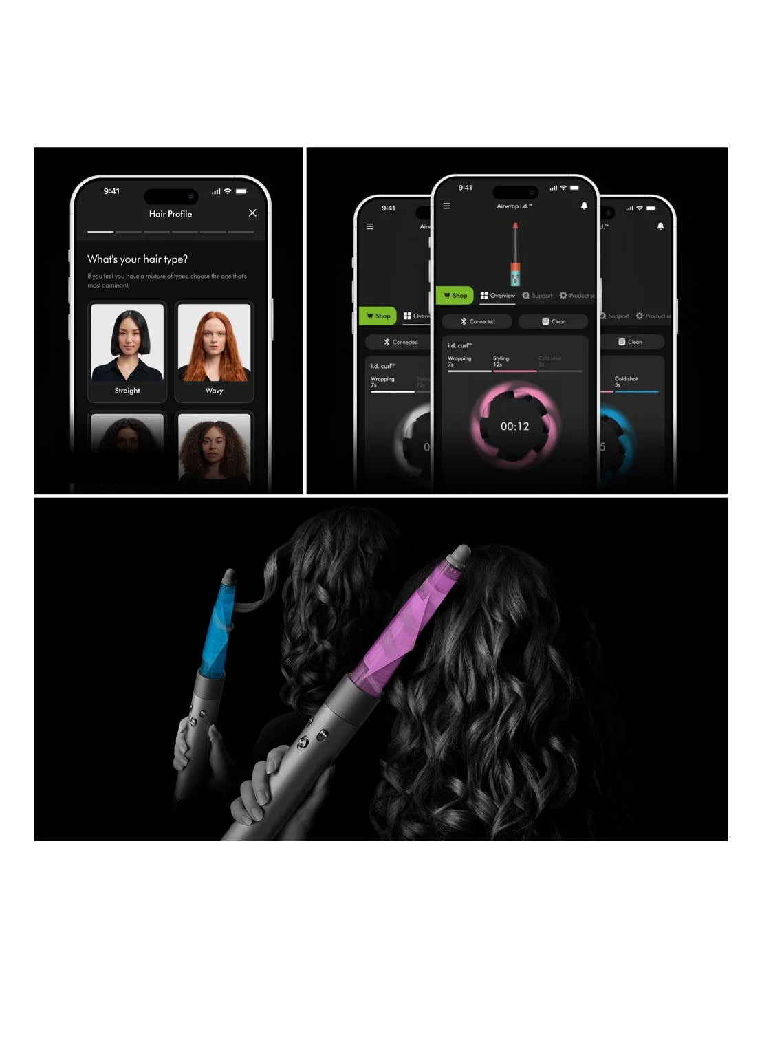 Dyson Airwrap ID Ceramic Pink Curly+Coily